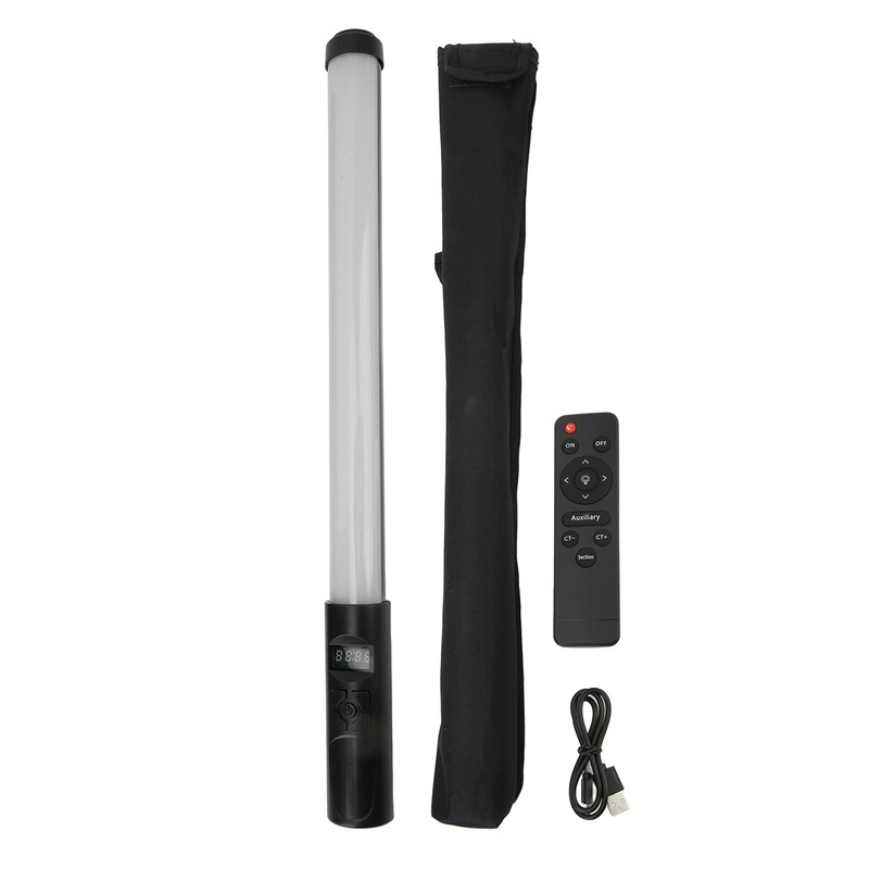 Portable RGB Handheld LED Video Light Wand Stick Outdoor Photography