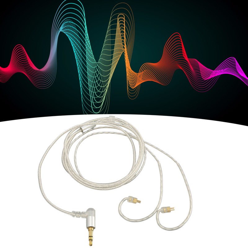 Headphone Upgrade Cable 2 Pin 0.78mm Silver Plated Copper Replacement