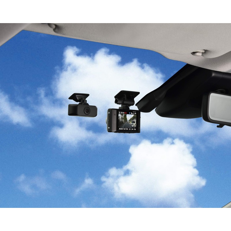 Comtec HDR953GW Front and Car 2 Cameras, Drive Recorder, Equipped