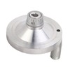 Hand Wheel Crank Handwheel Aluminum Alloy 0‑1mm Scale 80mm Diameter