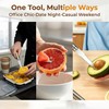 2-Pack Stainless Steel Grapefruit Knife Curved Serrated Blade – Ergonomic