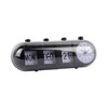 Karlsson Retro Tube Calendar Flip Alarm Clock