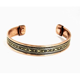 Sawcart Set Of 4 Copper Bracelet Pure Copper Therapy Effective & Natural Relief Cuff for Men's & Women's