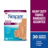 Nexcare Heavy Duty Flexible Fabric Adhesive Bandages, Assorted Sizes –