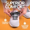 Miscly Flat Elastic Shoelaces [1 Pair] Flat Stretch Shoe Laces