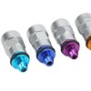 Brake Bleeder Wrench Kit 6 Adapters 1 Drain Hose Universal