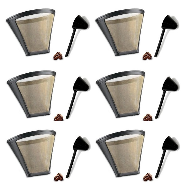 Replacement Permanent Coffee filter GTF-4 Gold Tone Filter for DCC-450 Coffee Maker with Large Coffee Scoop