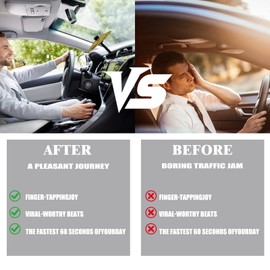 2 Pack Car Drum Cymbal Air Vent, Golden Car Symbol Drum For Drummers & Music Lovers,Suitable For All Types Of Vehicles