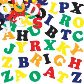 Baker Ross feltro lettere, colori assortiti, 23 mm