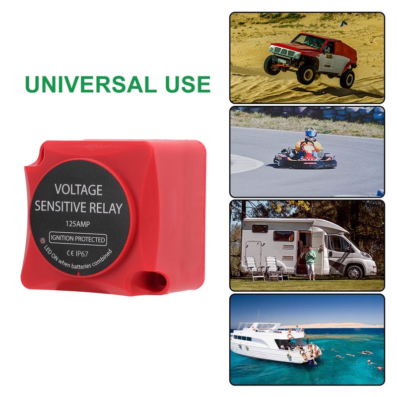 Dual Battery Smart Isolator VSR Voltage Sensitive Relay for Car