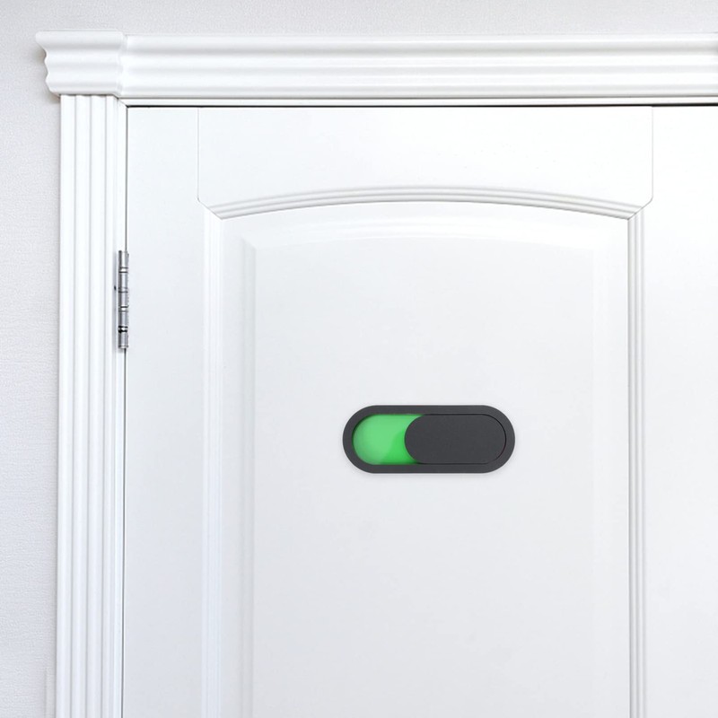 2Pcs Privacy Sign, Vacant Occupied Door Sign, Blank Slider Door