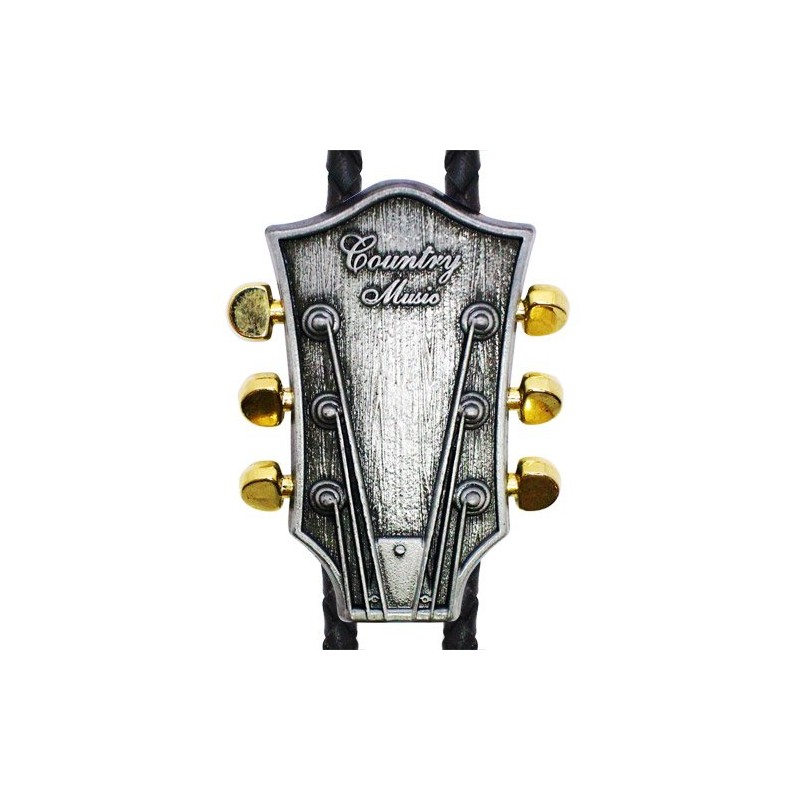Guitar Head [Bolo Tie Necklace] polar Tie Polo Tie Bolo