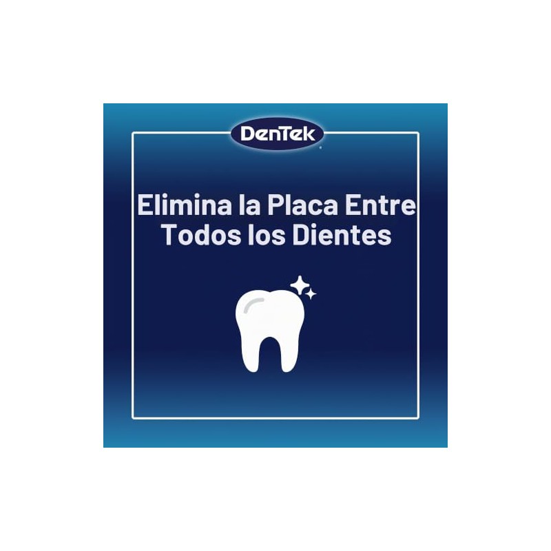 DenTek Complete Clean Floss Picks 4X Clean Removes Plaque Food,