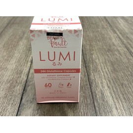 Beauty Vault LUMI 24H Glutathione Capsules, 60 Capsules (US Seller)