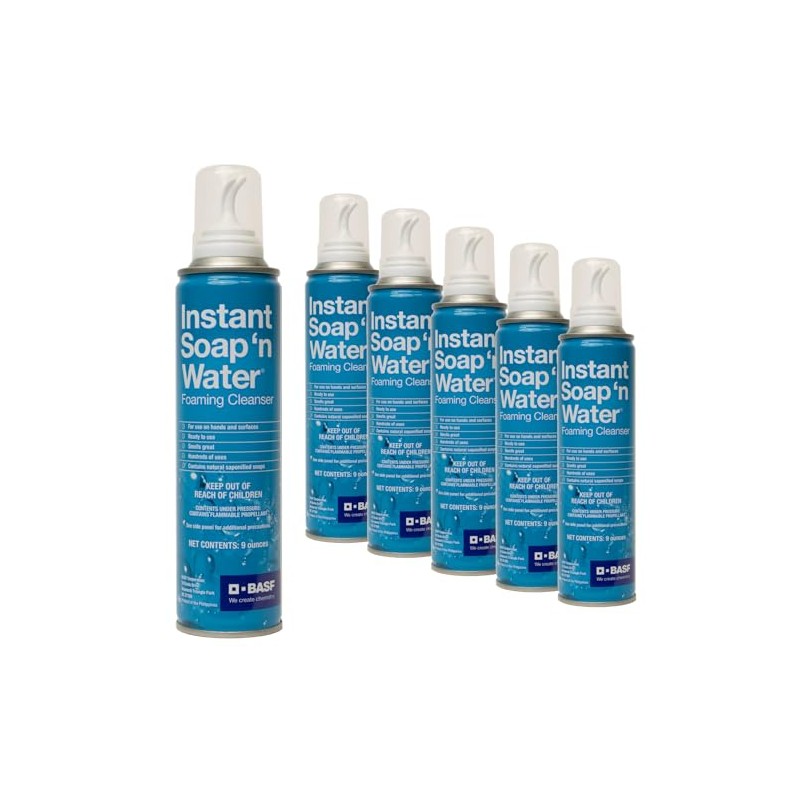 BASF Instant Soap 'n Water, Foaming Hand Cleanser, Ready to