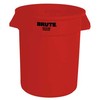 20 gal. Round Red Trash Can