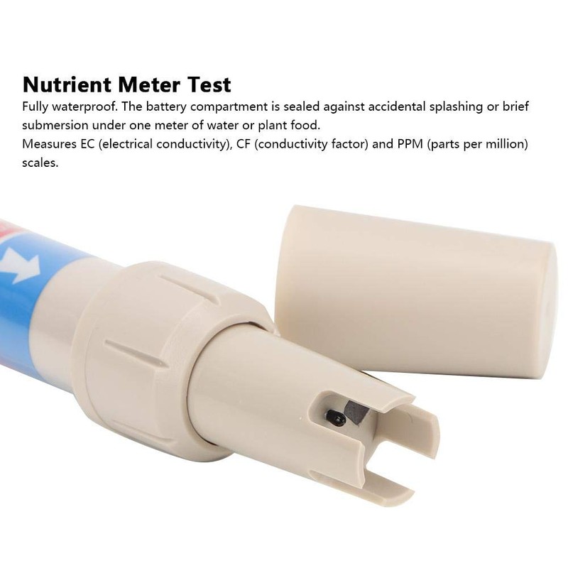 BTIHCEUOT Truncheon Nutrient Meter, Conductivity Nutrient Meter, Nutrient Meter Test