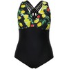 Ulla Popken Women's Swimming Costume, black