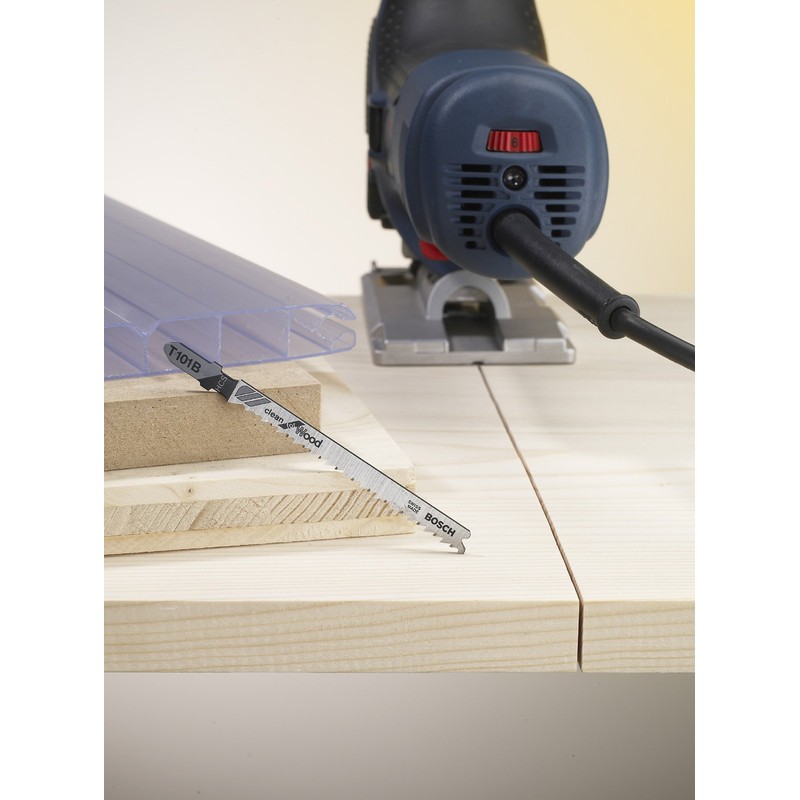 BOSCH T-101B 5 Piece Jigsaw Blade for Carpentry