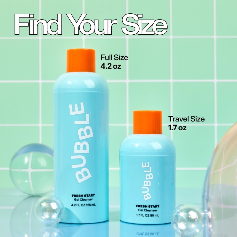 Bubble Skincare Fresh Start Gel Face Wash - Gentle PHA