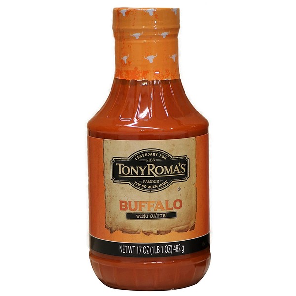 Tony Roma's Buffalo Wing Sauce, 17 Ounce (Pack of 6)