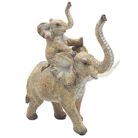 Lesser & Pavey Elephant with Calf Figurine For Home & Office | Home Decor Ornaments Gift For Women & Men | Beautiful Figurine For Indoor & Outdoor | Living Room Decor Ornaments