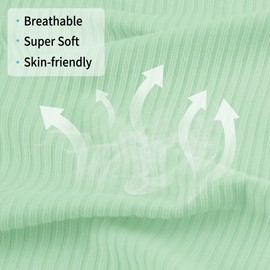 Viviland Jersey Swaddle Blanket, Ultra Soft Stretchy Receiving Blanket for Newborn, Baby Swaddle Wrap for Boys & Girls, 2 Packs,40 x 30 in, Grey & Pink