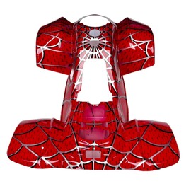 RedCap 1-Piece Body Plastic Fender for IceBear Coolster 3050 Taotao Chinese Peace SunL MotoTec Kids ATV Quad 110cc (Red Spider)