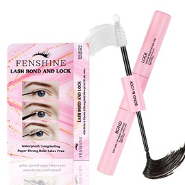 fenshine beauty Fenshine Lash Glue Lash Bond and Seal Lash Glue Eyelash Glue for False Eyelashes (Bond and Seal, 5g+50g)