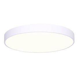 LED Edgeless Flush Mount, 8-Inch, Dimmable, 5CCT 2700K-5000K, CRI 90, Wet Rated, Modern Low-Profile Ceiling & Wall Light, 50,000-Hour Lifespan