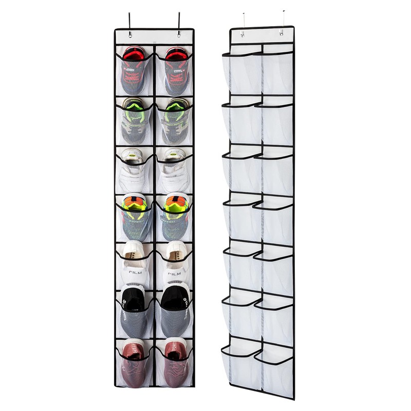KEEPJOY Over the Door Shoe Organizer, Hanging Shoe Organizer with