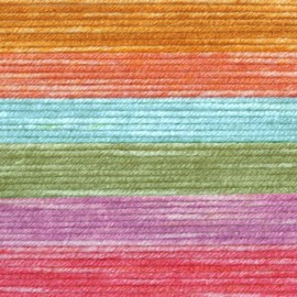 Lion Brand Yarn Lion Brand Yarn Mandala Ombr Yarn with Vibrant Colors, Soft Yarn for Crocheting and Knitting, Tranquil, 1-Pack