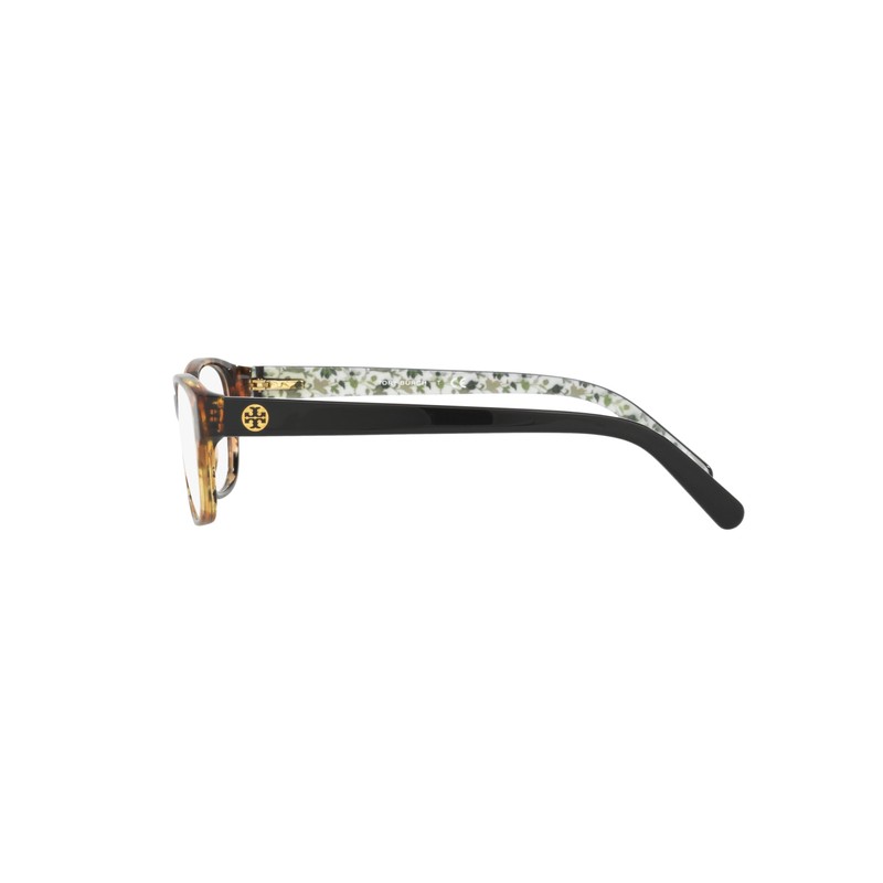 Tory Burch TY2031 Eyeglass Frames 3154-49 - Yellow Tort/black Batik