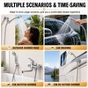 RALANDA 79 Inch Shower Hose Replacement, Extra Long Chrome Stainless