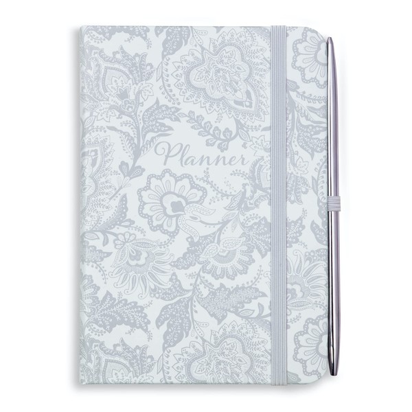 Vera Bradley Undated Pocket Planner with Ink Pen, Small Planner