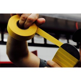 Howies 3 Pack Hockey Stick Premium Cloth Tape or Shin Tape 3-Pack You Choose Colors - Cloth (1 Inch by 24 Yards Long) Clear/Poly (1" x 30yds) Free Tape TIN Included (Sky/Wht/Blk (1ea))