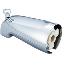 Olympia Faucets OP-640018 Combo Diverter Tub Spout, Chrome Finish