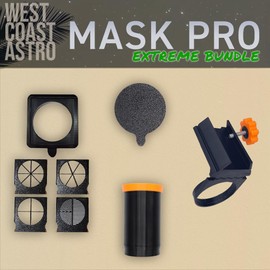 ZWO Seestar S50 - MASK PRO Extreme Bundle (Bahtinov, Diffraction Spike, Dovetail Pro, DustCap, Dew Shield)