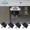 Daisypower Air Conditioner Rubber Anti-Vibration Mounts Pad, Shock Absorbing Isolator