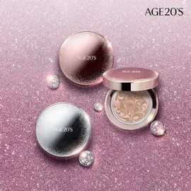 Age20s [AGE20's] AGE20S New Original Essence Cover Pact Sparkle Edition (1 Case + 2 Refills) (SPF50 PA+++) - Pink Case 1 + White Latte No. 21 2 / [에이지투웨니스]AGE20S 뉴오리지널 에센스 커버팩트 스파클에디션(케이스1+리필2) (SPF50 PA+++) - 핑크케이스1+화이트라떼 21호 2개