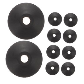 Gadpiparty 10Pcs Rubber Washers for Toilet Tank Bolts Easy Install Conical Seals for Soft Close Toilet Seat Hinges and Bowl Gaskets Reliable Leakage Prevention