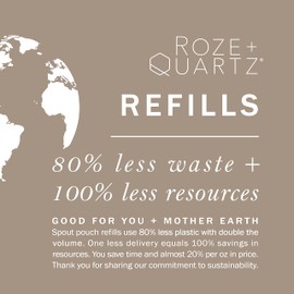 Roze + Quartz Serene Shampoo with Facet Fix™ Bond Builder (Refill 16 Ounce 500ml)