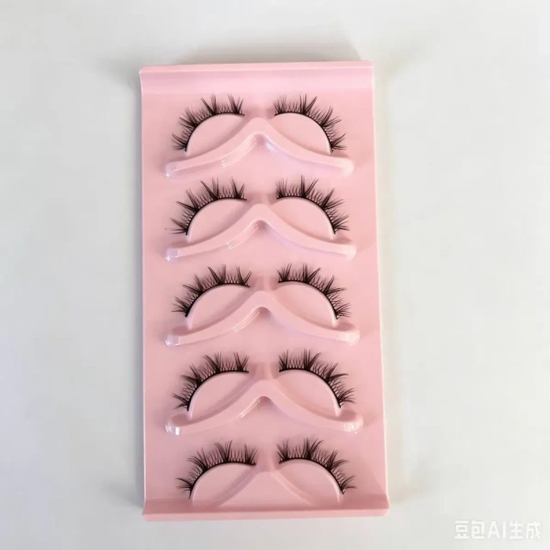 Set 5 Pares De Pestañas Postizas Naturales Reutilizables 5pc4zhu