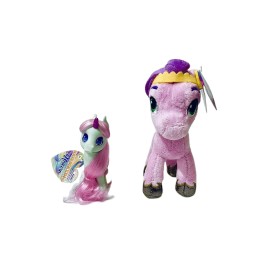 Just Play My Little Pony Pipp 7” Plush and Hairmazing Unicorns 4.5” Figure - Lot 2 NEW