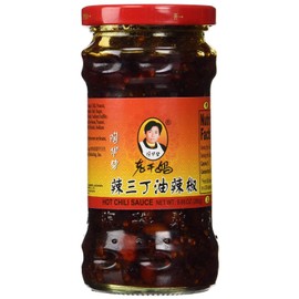 Laoganma (Lao Gan Ma) Chili Sauces (Hot Chili Sauce ) LA San Ding 9.88 Fl Oz (Pack Of 1)