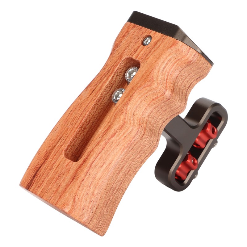 Universal Side Wooden Handle Grip Natural Adjustable Brazilian Wood Side
