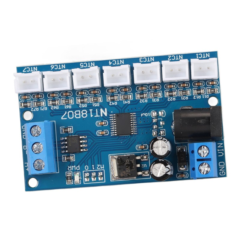 7 Channel RS485 Module NTC Temperature Sensor Measurement MODBUS RTU