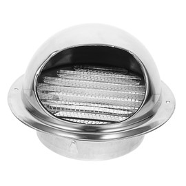 Healeved Round Stainless Steel Dryer Vent Cover Outdoor Exhaust Grille Weatherproof Wall Vent for Kitchen Bathroom Easy Installation Design