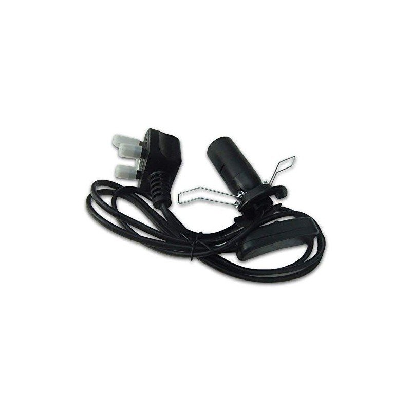 Salt Lamps UK Replacement Electrical Cable 2 Metal Clip with