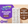 Swiffer PowerMop Wood Mopping Pad Refills for Floor Cleaning, 11
